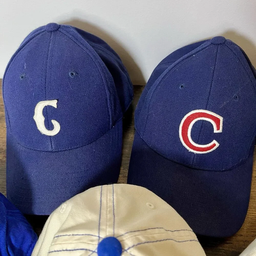 Chicago Cubs Hat Collection Lot of 6 Vintage Caps American Needle 7 1/8 MLB